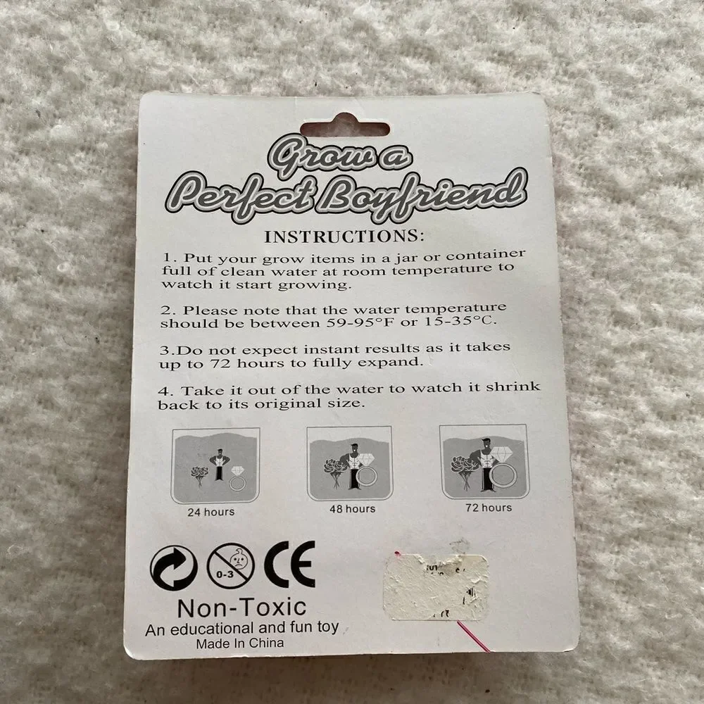Grow a Perfect Boyfriend Gift - Bachelorette / Friend / Gag Gift